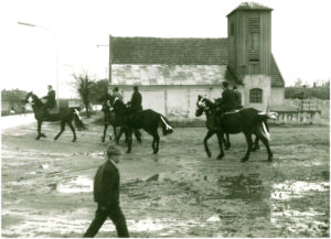 Vergrößertes Feuerwehrhaus im Jahr 1934